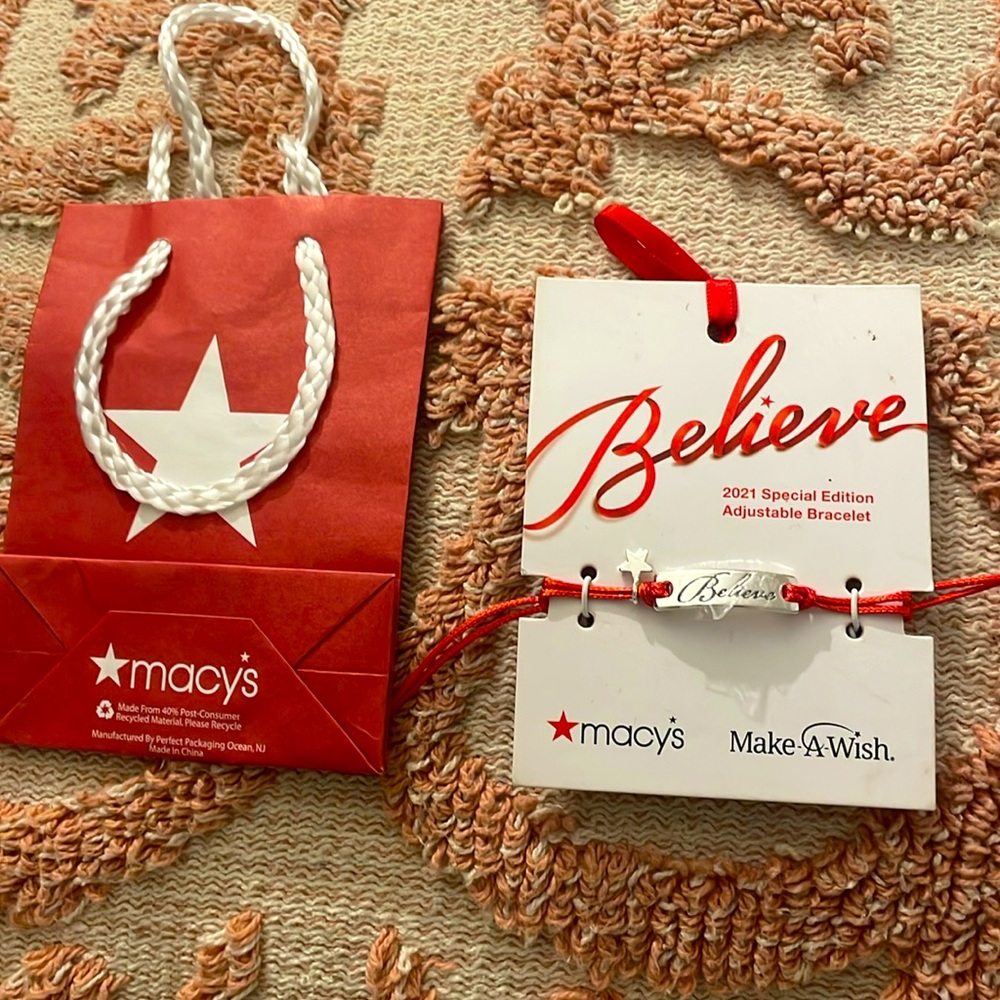 Cute MACYS  Macys bracelet special edition with a little Macys gift bag